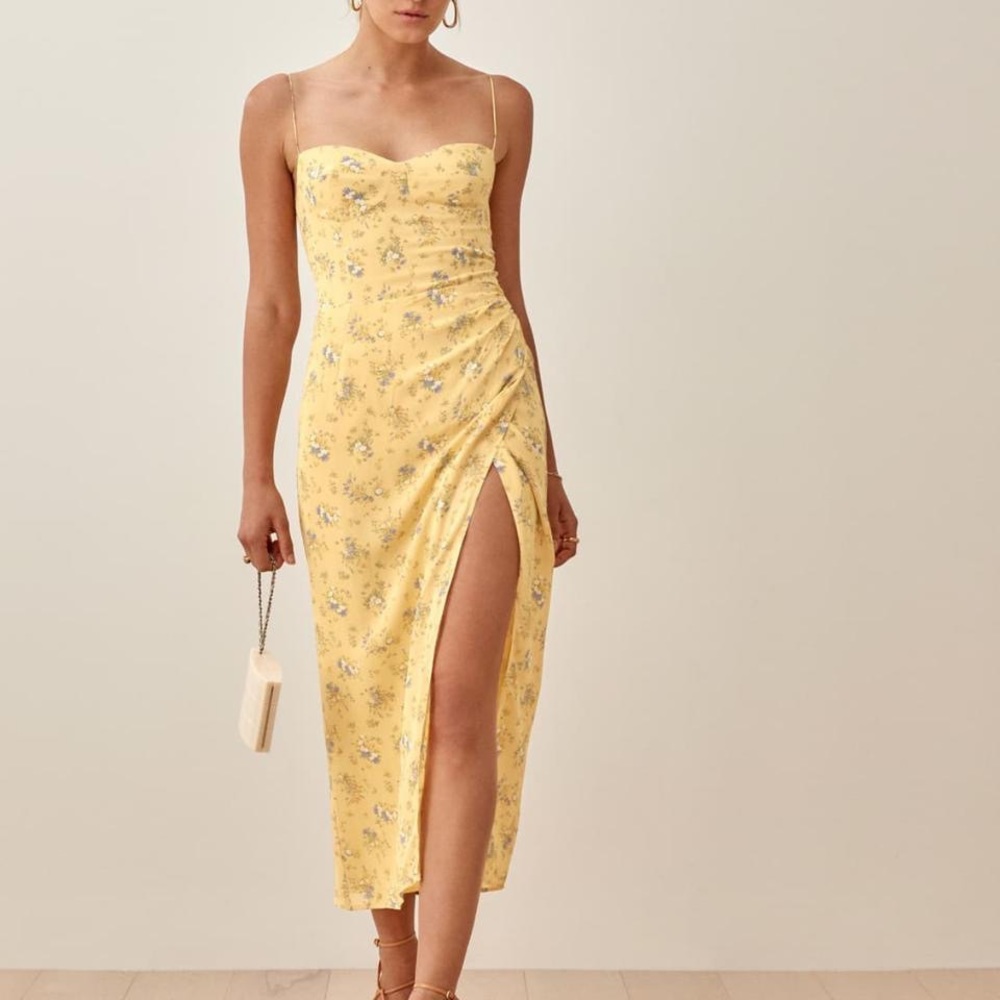 NWT Reformation Petites Kourtney Dress, SIZE 0P.